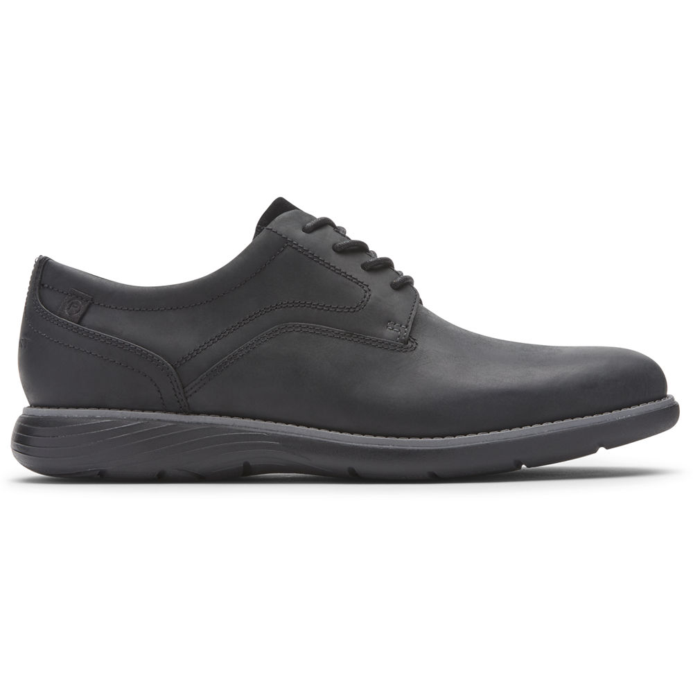 Rockport Oxfords For Mens Black - Garett Plain Toe - PF4570213